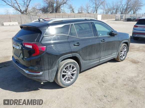 2023 GMC Terrain SLT with VIN 3GKALPEG2PL141602, listed as a IAAI auction lot 41692520 with 49,053 mi miles and . Bid and sale history available at DreamBid. Image 4.