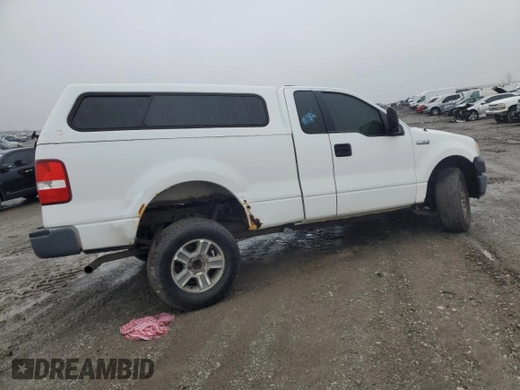2005 Ford F-150 XL with VIN 1FTRF14W65NB44382, listed as a Copart auction lot 42992825 with 203,839 mi miles and Salvage Title. Bid and sale history available at carsss.com. Image 3.