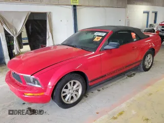 2007 Ford Mustang Deluxe with VIN 1ZVFT84NX75329658, listed as a Copart auction lot 60537385 with Not provided miles and Salvage title. Bid and sale history available at DreamBid. Image 1.