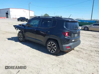 2016 Jeep Renegade Latitude with VIN ZACCJABT1GPD41970, listed as a IAAI auction lot 41795204 with 124,997 mi miles and . Bid and sale history available at carsss.com. Image 3.