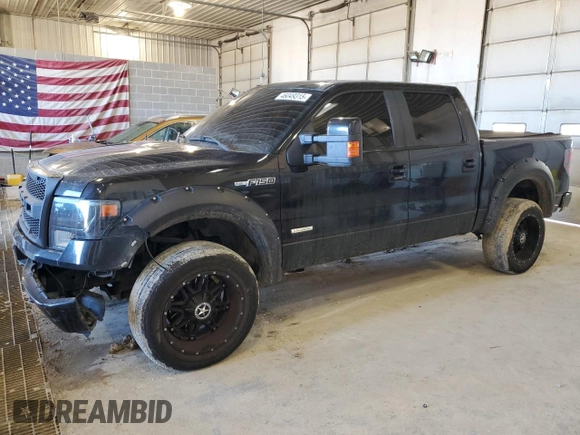 2014 Ford F-150 XL with VIN 1FTFW1ET3EFA61011, listed as a Copart auction lot 46049315 with 169,089 mi miles and Salvage Title. Bid and sale history available at carsss.com. Image 1.