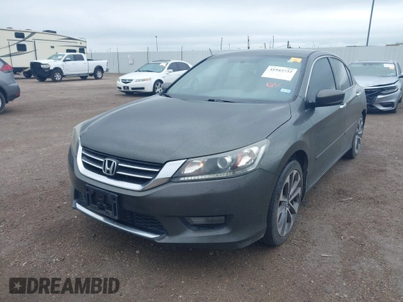 2014 Honda Accord Sedan Sport with VIN 1HGCR2F51EA005048, listed as a IAAI auction lot 41943732 with 221,068 mi miles. Bid and sale history available at carsss.com. Image 6.