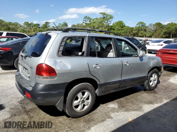 2006 Hyundai Santa Fe GLS with VIN KM8SC73D26U059605, listed as a Copart auction lot 75920424 with 203,470 mi miles and Salvage Title. Bid and sale history available at carsss.com. Image 3.