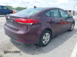 2018 Kia Forte LX with VIN 3KPFK4A70JE165286, listed as a IAAI auction lot 42128779 with 124,348 mi miles. Bid and sale history available at carsss.com. Image 4.