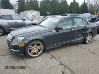 2013 Mercedes-Benz C-Class C 250 Sport with VIN WDDGF4HB0DA772708, listed as a Copart auction lot 51168445 with 38,790 mi miles and Salvage Title. Bid and sale history available at carsss.com. Image 1.
