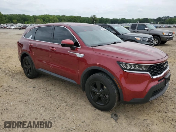 2022 Kia Sorento LX with VIN 5XYRGDLC0NG098996, listed as a Copart auction lot 53841315 with 51,379 mi miles and Salvage title. Bid and sale history available at DreamBid. Image 4.