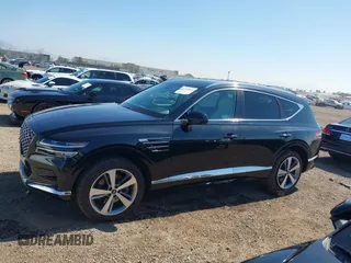 2021 Genesis GV80 with VIN KMUHB4SB7MU034287, listed as a IAAI auction lot 41663039 with 65,405 mi miles and . Bid and sale history available at DreamBid. Image 14.