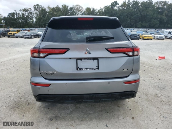 2023 Mitsubishi Outlander SEL with VIN JA4J3VA85PZ015283, listed as a Copart auction lot 78269244 with 23,953 mi miles and Salvage Title. Bid and sale history available at carsss.com. Image 6.