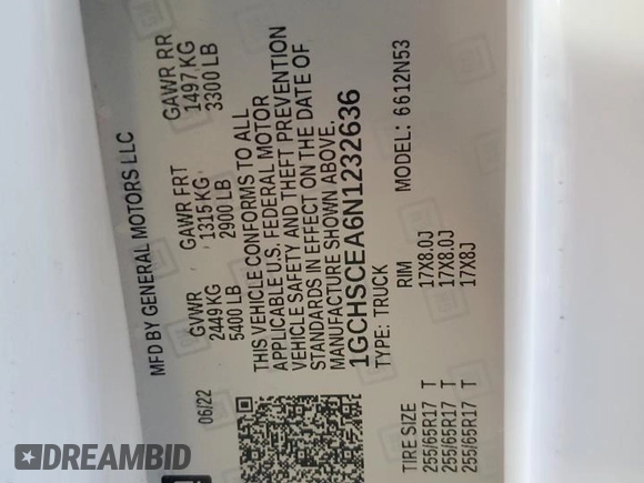 2022 Chevrolet Colorado 2WD LT z VIN 1GCHSCEA6N1232636, wystawiony jako Copart lot #58310435 z przebiegiem 16 937 mil mil oraz Czysty tytuł • Clean title. Historia ofert i sprzedaży dostępna na DreamBid. Obrazek 12.