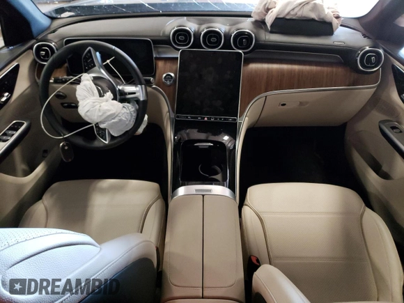 2024 Mercedes-Benz GLC with VIN W1NKM4HB0RF086603, listed as a Copart auction lot 46851045 with 0 mi miles and Non Repairable. Bid and sale history available at carsss.com. Image 8.
