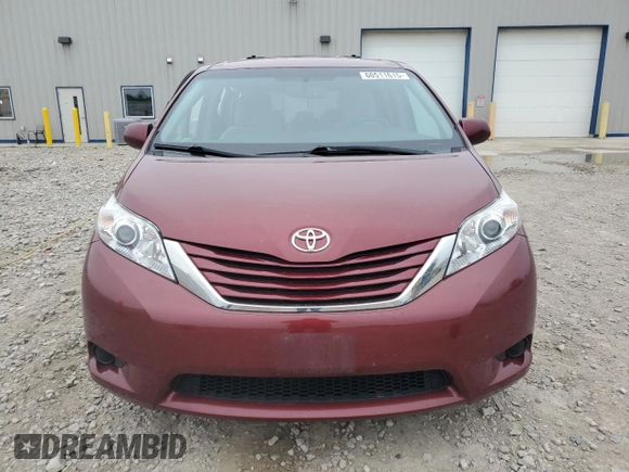 2016 Toyota Sienna LE AAS with VIN 5TDKK3DCXGS757469, listed as a Copart auction lot 60511615 with 130,387 mi miles and Non repairable. Bid and sale history available at DreamBid. Image 5.