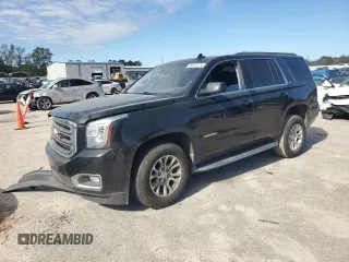 2018 GMC Yukon SLT with VIN 1GKS1BKC2JR146376, listed as a Copart auction lot 80337074 with 0 mi miles and Salvage Title. Bid and sale history available at carsss.com. Image 1.