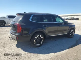 2025 Kia Telluride S with VIN 5XYP64GC8SG565906, listed as a Copart auction lot 46704315 with 7,146 mi miles and Salvage Title. Bid and sale history available at DreamBid. Image 3.