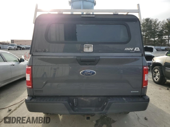 2018 Ford F-150 XL with VIN 1FTMF1EP2JFE34625, listed as a Copart auction lot 45483835 with 193,994 mi miles and Salvage Title. Bid and sale history available at carsss.com. Image 6.