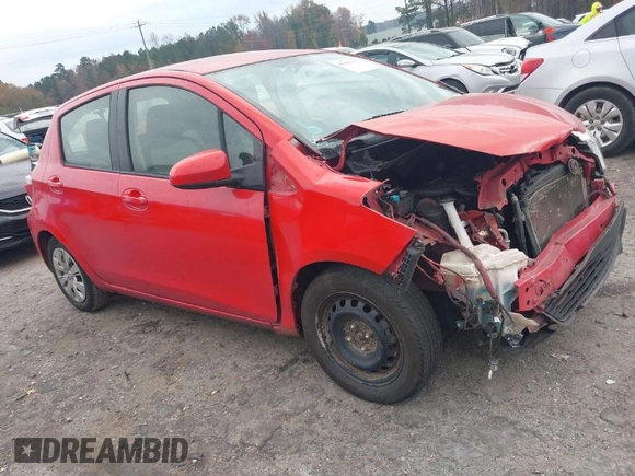 2013 Toyota Yaris L with VIN JTDKTUD32DD554425, listed as a IAAI auction lot 40961115 with 1 mi miles. Bid and sale history available at carsss.com. Image 1.