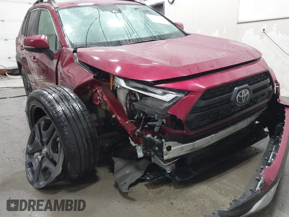 2023 Toyota RAV4 Adventure with VIN 2T3J1RFV9PW359250, listed as a IAAI auction lot 41170551 with 37,388 mi miles. Bid and sale history available at carsss.com. Image 6.
