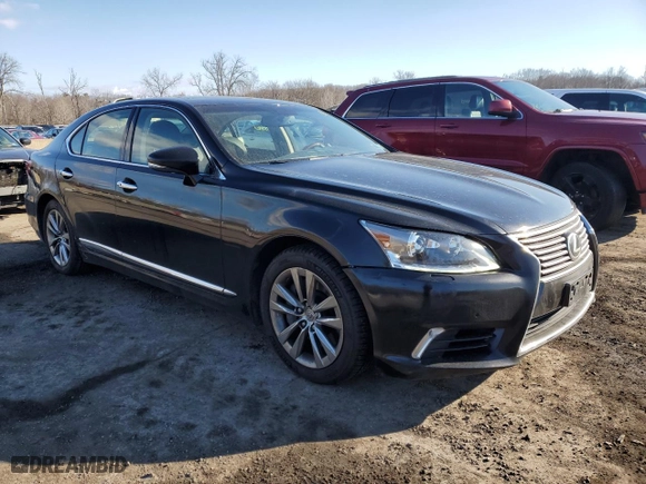 2016 Lexus LS 460 with VIN JTHCL5EF2G5026433, listed as a Copart auction lot 46316905 with 177,089 mi miles and Salvage Title. Bid and sale history available at carsss.com. Image 4.