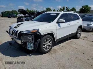 2018 Jeep Cherokee Latitude Tech Connect z VIN 1C4PJLCB8JD576701, wystawiony jako Copart lot #63852355 z przebiegiem 127 723 mil mil oraz Szkoda całkowita • Salvage title. Historia ofert i sprzedaży dostępna na DreamBid. Obrazek 1.
