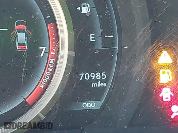 2014 Lexus IS 350 with VIN JTHBE1D24E5014116, listed as a IAAI auction lot 41600164 with 70,985 mi miles and . Bid and sale history available at DreamBid. Image 16.