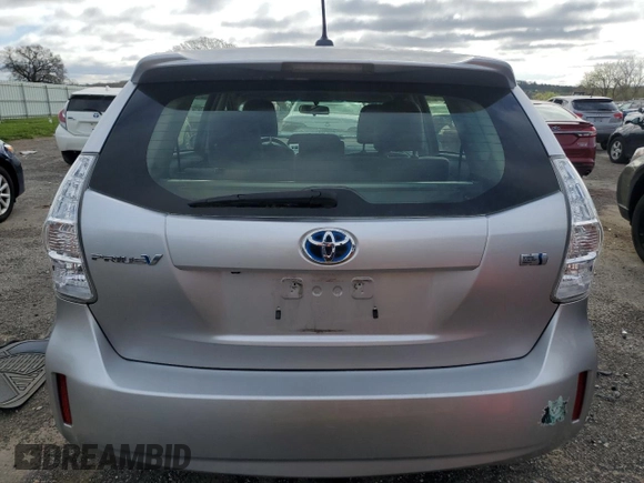 2013 Toyota Prius Two with VIN JTDZN3EU2D3236515, listed as a Copart auction lot 54956395 with 187,446 mi miles and Non Repairable. Bid and sale history available at carsss.com. Image 6.