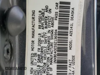 2009 Toyota Corolla XRS with VIN 1NXBE40E59Z136994, listed as a Copart auction lot 87711105 with 114,254 mi miles and Salvage Title. Bid and sale history available at carsss.com. Image 12.