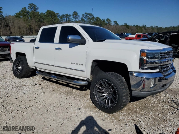 2017 Chevrolet Silverado 1500 LTZ with VIN 3GCUKSEC6HG168386, listed as a Copart auction lot 45982355 with 210,722 mi miles and Salvage Title. Bid and sale history available at carsss.com. Image 4.
