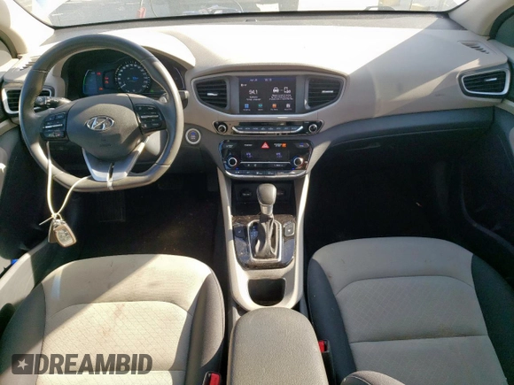 2019 Hyundai Ioniq SEL with VIN KMHC75LCXKU112520, listed as a Copart auction lot 54106345 with 119,965 mi miles and Clean Title. Bid and sale history available at DreamBid. Image 8.