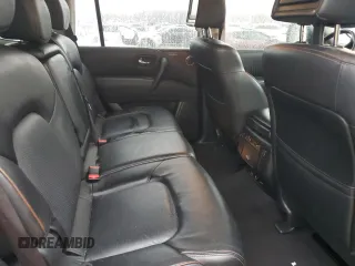 2017 Nissan Armada SL with VIN JN8AY2NDXH9009174, listed as a Copart auction lot 85371204 with 108,094 mi miles and Salvage Title. Bid and sale history available at carsss.com. Image 12.