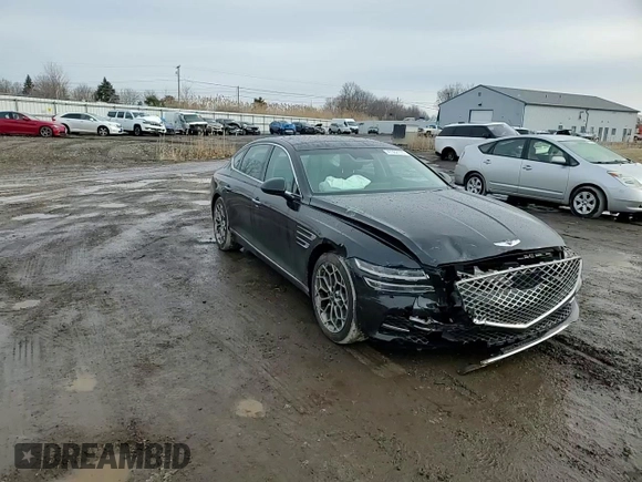 2021 Genesis G80 2.5T z VIN KMTGB4SC8MU078145, wystawiony jako Copart lot #47362105 z przebiegiem 45 642 mil mil oraz Szkoda całkowita • Salvage title. Historia ofert i sprzedaży dostępna na DreamBid. Obrazek 10.