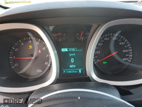 2014 Chevrolet Equinox LT with VIN 2GNALBEK8E6177595, listed as a Copart auction lot 55504055 with 134,615 mi miles and Clean Title. Bid and sale history available at carsss.com. Image 9.