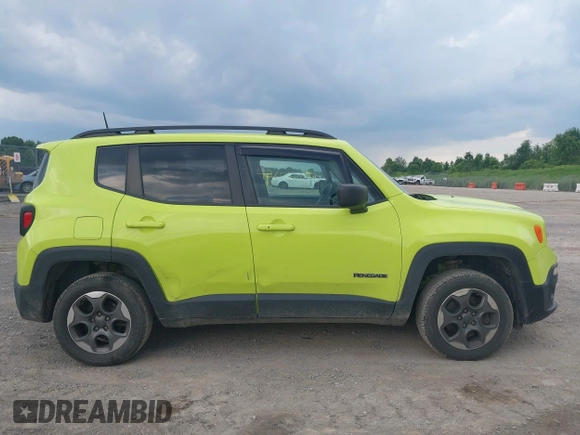 2017 Jeep Renegade Sport with VIN ZACCJBAB1HPF07825, listed as a IAAI auction lot 42675114 with 137,793 mi miles and . Bid and sale history available at DreamBid. Image 13.