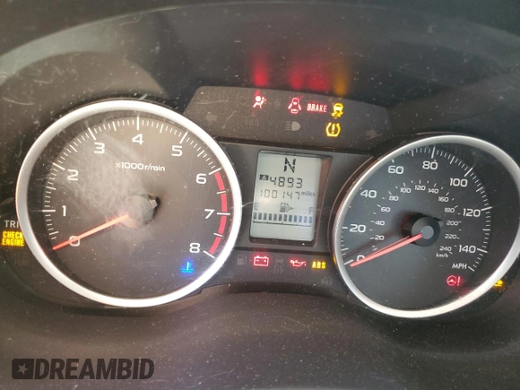 2018 Subaru Forester z VIN JF2SJABC5JH422384, wystawiony jako Copart lot #48318135 z przebiegiem 100 147 mil mil oraz Szkoda całkowita • Salvage title. Historia ofert i sprzedaży dostępna na DreamBid. Obrazek 9.