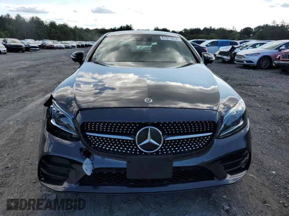 2020 Mercedes-Benz C 300 with VIN W1KWJ8EB8LF989138, listed as a Copart auction lot 67911614 with 38,389 mi miles and Salvage title. Bid and sale history available at DreamBid. Image 5.