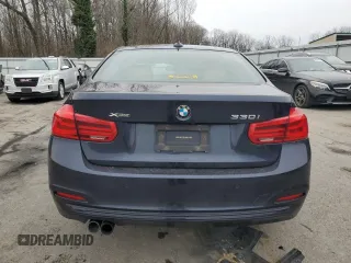 2017 BMW 3 Series 330i xDrive with VIN WBA8D9G38HNU61518, listed as a Copart auction lot 46926105 with 184,525 mi miles and Salvage Title. Bid and sale history available at carsss.com. Image 6.