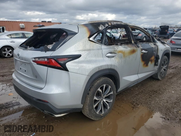 2015 Lexus NX 200t z VIN JTJBARBZ6F2031043, wystawiony jako Copart lot #53400355 z przebiegiem Nie podano mil oraz Szkoda całkowita • Salvage title. Historia ofert i sprzedaży dostępna na DreamBid. Obrazek 3.