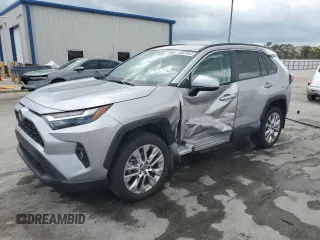 2024 Toyota RAV4 XLE Premium with VIN 2T3C1RFV7RC274727, listed as a Copart auction lot 60647645 with 21,390 mi miles and Salvage title. Bid and sale history available at DreamBid. Image 1.