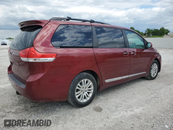 2011 Toyota Sienna XLE AAS with VIN 5TDYK3DC8BS115982, listed as a Copart auction lot 57791955 with 275,440 mi miles and Non repairable. Bid and sale history available at DreamBid. Image 3.