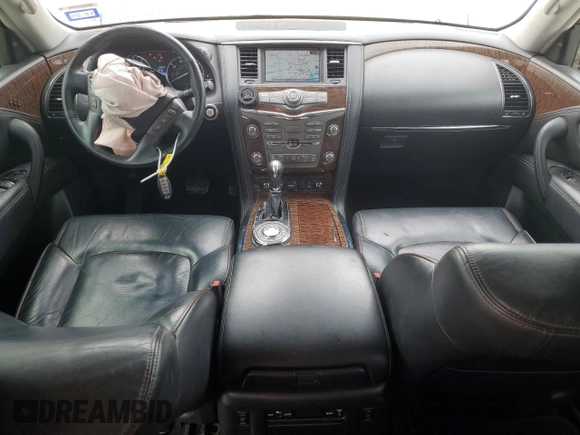 2017 Nissan Armada Platinum z VIN JN8AY2ND4H9003743, wystawiony jako Copart lot #51065965 z przebiegiem 93 801 mil mil oraz Szkoda całkowita • Salvage title. Historia ofert i sprzedaży dostępna na DreamBid. Obrazek 8.