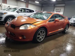 2008 Mitsubishi Eclipse GS with VIN 4A3AK64F48E029061, listed as a Copart auction lot 87313154 with 144,850 mi miles and Salvage Title. Bid and sale history available at carsss.com. Image 1.
