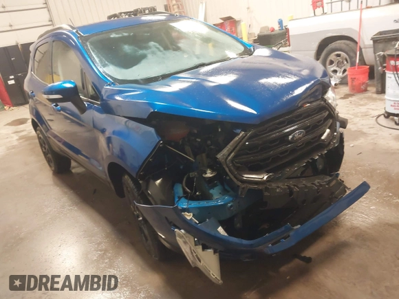 2020 Ford EcoSport SE with VIN MAJ6S3GL1LC316201, listed as a IAAI auction lot 41496100 with 33,406 mi miles and . Bid and sale history available at DreamBid. Image 1.