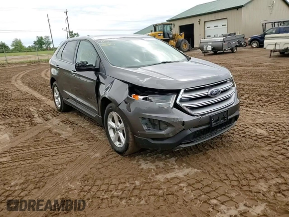 2016 Ford Edge SE with VIN 2FMPK4G91GBC05240, listed as a Copart auction lot 61814185 with 176,267 mi miles and Clean title. Bid and sale history available at DreamBid. Image 14.