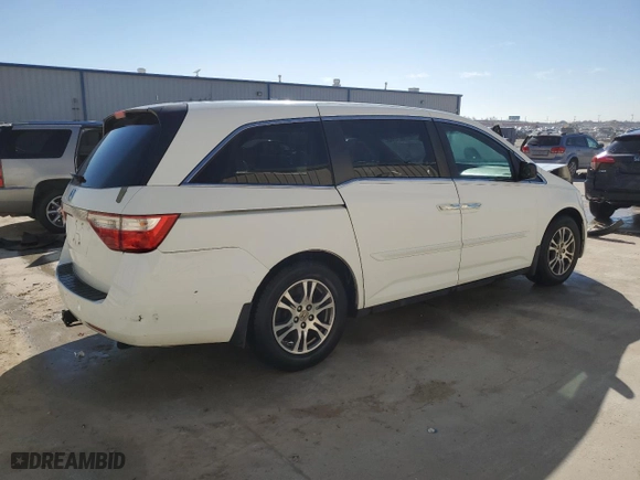 2012 Honda Odyssey EX with VIN 5FNRL5H43CB121310, listed as a Copart auction lot 46747445 with 0 mi miles and Clean Title. Bid and sale history available at carsss.com. Image 3.
