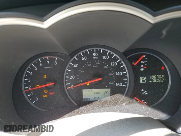 2015 Nissan Quest SV with VIN JN8AE2KP7F9120821, listed as a Copart auction lot 53998065 with 106,702 mi miles and Salvage Title. Bid and sale history available at carsss.com. Image 9.