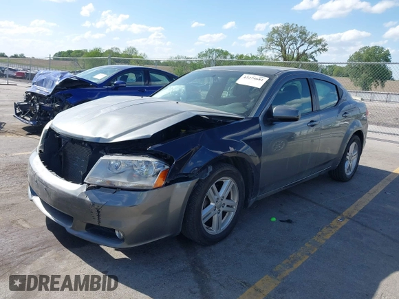 2013 Dodge Avenger SXT with VIN 1C3CDZCG5DN544909, listed as a IAAI auction lot 42274681 with 136,781 mi miles and . Bid and sale history available at DreamBid. Image 2.