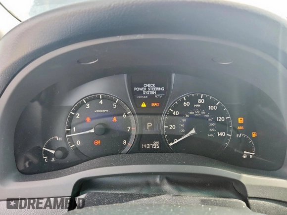 2010 Lexus RX 350 with VIN 2T2ZK1BA6AC037084, listed as a Copart auction lot 62074835 with 143,795 mi miles and Salvage title. Bid and sale history available at DreamBid. Image 9.