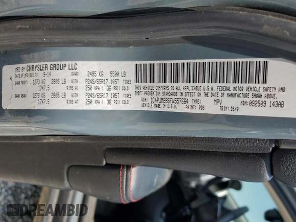 2015 Jeep Cherokee Trailhawk с VIN 1C4PJMBB6FW557664, выставлен на аукционе Copart как лот 59496385 с пробегом 139 653 миль миль и Чистый • Clean title. История ставок и продаж доступна на DreamBid. Изображение 13.