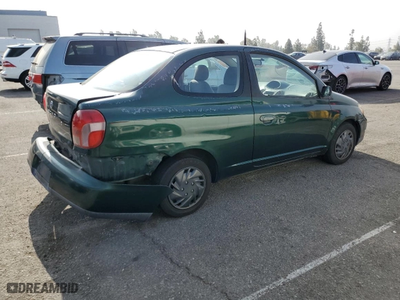 2001 Toyota ECHO with VIN JTDAT123010117491, listed as a Copart auction lot 54008555 with 258,045 mi miles and Salvage Title. Bid and sale history available at carsss.com. Image 3.