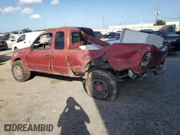 1999 Toyota Tacoma PreRunner with VIN 4TASM92N4XZ408724, listed as a Copart auction lot 84142794 with 118,637 mi miles and Non repairable. Bid and sale history available at DreamBid. Image 2.