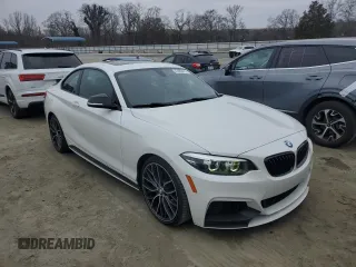 2018 BMW 2 Series M240i with VIN WBA2J5C52JVB28111, listed as a Copart auction lot 43589925 with 30,376 mi miles and Salvage Title. Bid and sale history available at carsss.com. Image 4.