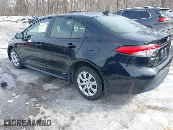 2023 Toyota Corolla Hybrid LE with VIN JTDBDMHE7P3004396, listed as a IAAI auction lot 41606222 with 15,037 mi miles. Bid and sale history available at carsss.com. Image 3.
